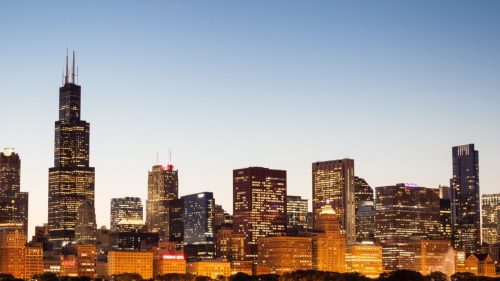 skyline of Chicago IL