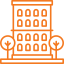 icon of small business building using small business IT support